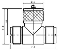 UHF Mâle - 2 UHF Femelle