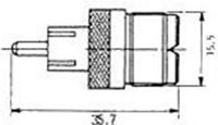 UHF FEMALE TO RCA MALE