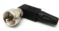 Ver informacion sobre RIGHT ANGLE UHF MALE SOLDERLESS TYPE