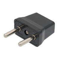 Type A (USA) to Type E (EU) Power Adapter, 250V / 10A