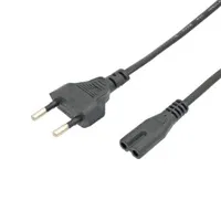 Ver informacion sobre Cable d'Alimentació EU 1.5m | Connector Euro Tipus C (CEE7/16) a C7 | 2 Fils 0.75mm² | Negre