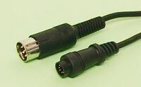 8P. MINI DIN PLUG TO 6P DIN PLUG, 1.5m