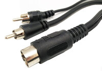 2xRCA MACHO - 6P DIN MACHO, 1.5m