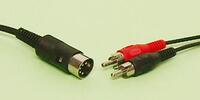 Ver informacion sobre CONEX. 5P DIN MASCLE - 2xRCA MASCLE, 1.5m