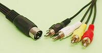 Ver informacion sobre CONEX. 5P DIN MACHO - 4xRCA MACHO, 1.5m