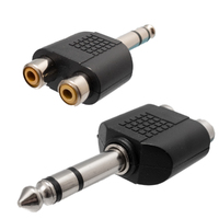 Ver informacion sobre 6.4mm ESTEREO MACHO - 2x RCA HEMBRA