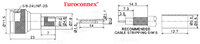 RG-58, MINI UHF MALE CRIMP TYPE