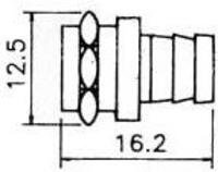 RG-6, 5C2V, F MALE CRIMP