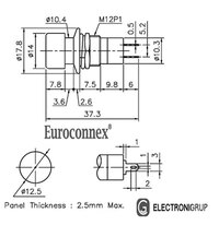 INTERRUPTOR ON-OFF, 125V. 3A, COLOR GROC