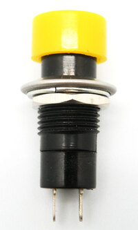 Ver informacion sobre PULSADOR, INTERRUPTOR ON-OFF, 125V. 3A, COLOR AMARILLO