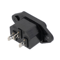 PANEL MOUNT C14 SOCKET 250V/10A