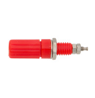 CHASSIS BANANA JACK, RED PLASTIC