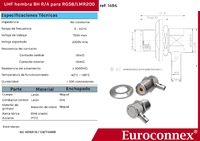 RG-58, 90º UHF Femelle Filetage