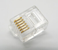 Ver informacion sobre MODULAR TELEPHONE PLUG 6P6C DEC Type