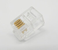 Ver informacion sobre RJ-9, FOR FLAT CABLE 4P4C