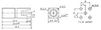 F FEMALE (PCB MOUNT)