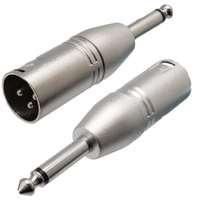 6.4mm Jack Mono a 3p XLR Mascle