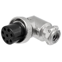 Ver informacion sobre 90° 8P MIC FEM.CONNECTOR