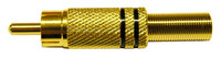 Ver informacion sobre RCA Mâle doré, Lignes noir, Câble5-6mm