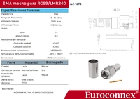 RG59, SMA Mascle Crimpar