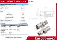 SMA MACHO - BNC HEMBRA