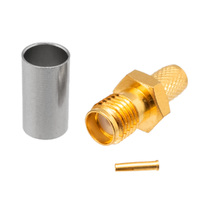 Ver informacion sobre RG223, SMA Female Crimp type, Gold Plated