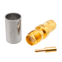 Ver informacion sobre LMR240, SMA Female Crimp type, Gold Plated (1P/BAG)