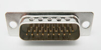 HD26P. D-SUB MALE, STANDARD SOLDER TYPE, STAMPED PIN, 3 ROWS