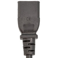 Schuko Male to IEC C13 Power Cable, Black, 10m