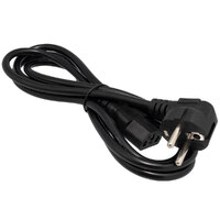 Schuko Male to IEC C13 Power Cable, Black, 3m