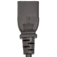 Schuko Male to IEC C13 Power Cable, Black, 5m