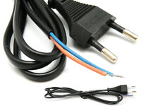 CABLE ALIMENTACION, 2x0.5mm,  1.5m