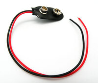 Clip para pila de 9V con cable