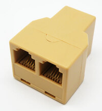 Ver informacion sobre T ADAPTOR, FEMALE - 2 FEMALE, 6P4Cx3