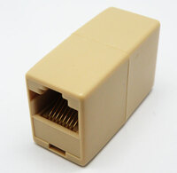 DOUBLE TELEPHONIC FEMALE ADAPTOR, 8P8C