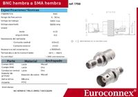 SMA HEMBRA - BNC HEMBRA