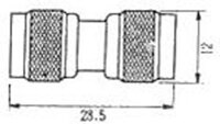 MINI UHF DOBLE MACHO