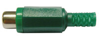 RCA PHONO JACK, GREEN