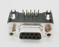 Ver informacion sobre 9P SUB-D HEMBRA ACODADO, CHASIS P.C.B., 7.2mm PIN