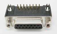 Ver informacion sobre 15P SUB-D HEMBRA ACODADO, CHASIS P.C.B., 9.4mm PIN