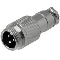 Ver informacion sobre GX12 male connector, 3 pin