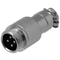 Ver informacion sobre GX12 Connector male, 4 pin