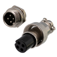 GX12-4 Connector a pair Male and Female