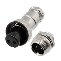GX12-2 Connector a pair Male and Female