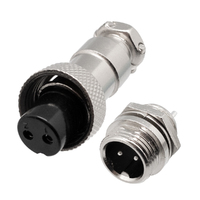 Ver informacion sobre GX12-2 Conector M12 Mascle xasis + Femella