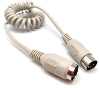 Ver informacion sobre Connex. Clavier DIN 5P M. - DIN 5P H, 5C+1, Modelage, boucle, 1.8m