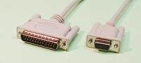 AT MODEM CABLE DB9H - DB25M., 1.8m