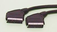 SCART PLUG TO SCART PLUG, ALL PINS CONNECTED, 10m