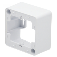 Caja de superficie 82x82x45mm modular blanca