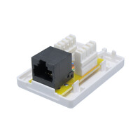 UTP surface box RJ45 Cat.6A, 1 output